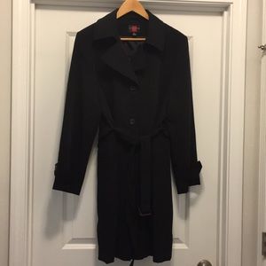 Black trench coat